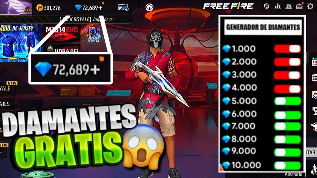 Cómo Conseguir Diamantes Gratis en Free Fire thumnbail